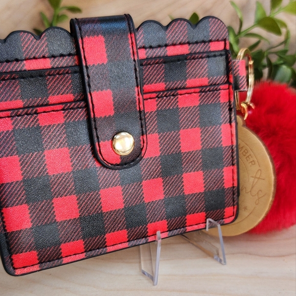 AUNT GIFT!!! Wallet Keychain & Puff with Laser Engraved Charm - Cool Aunts Club - Picture 4 of 10